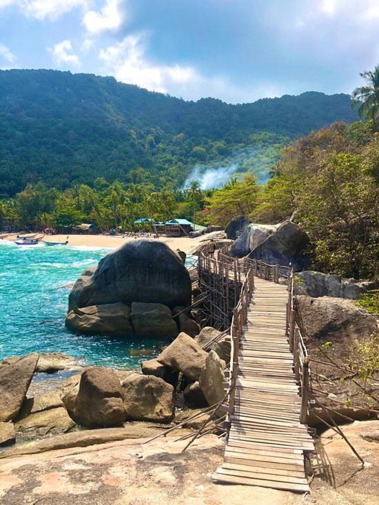 Hotel Bambu Huts Baan Tai Exterior foto